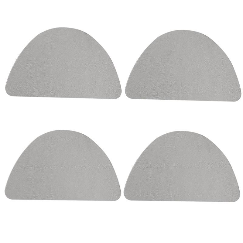 Самоклеящаяся заплатка на пятку для ботинок Dr. Martens и спортивной обуви - Стикер для ремонта обуви против износа серый