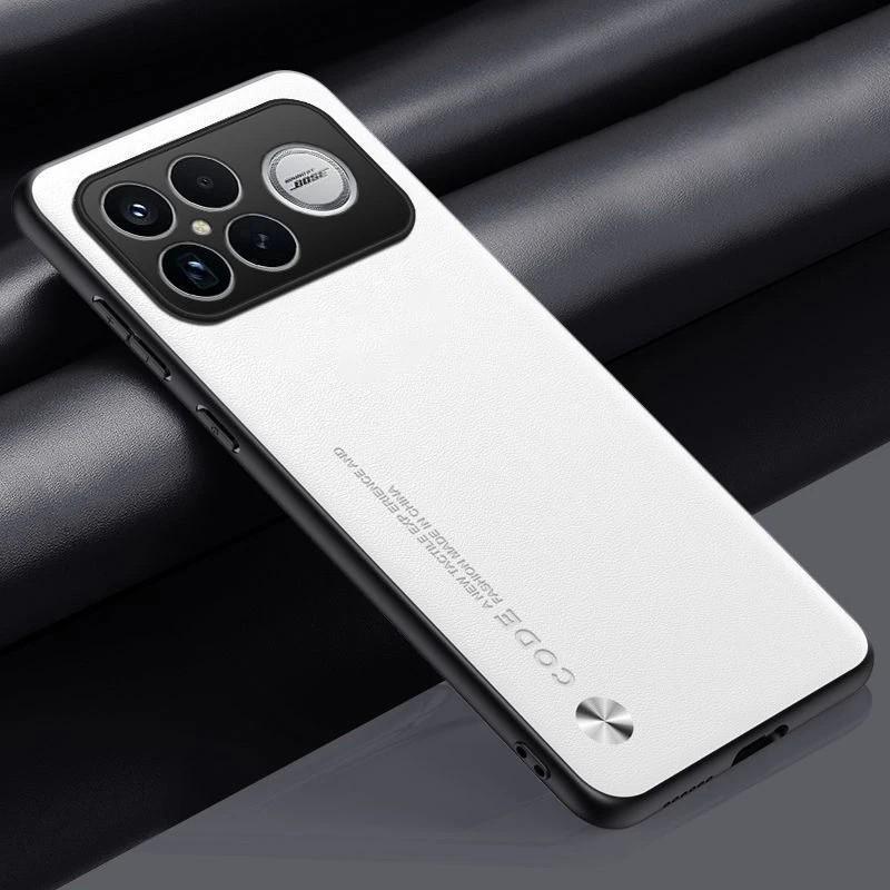 Premium Business Leather Phone Case for Xiaomi POCO F8 Pro F8 Ultra Camera Protect Shockproof Cover Funda