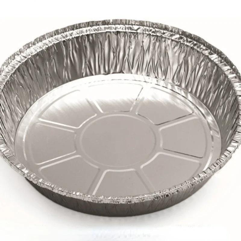 Disposable Paper Non - Stick Oil - Proof Aluminum Foil Tin Box Air Fryer Steaming Basket Kitchen Tool BBQ Drip Pan Tray 10pcs