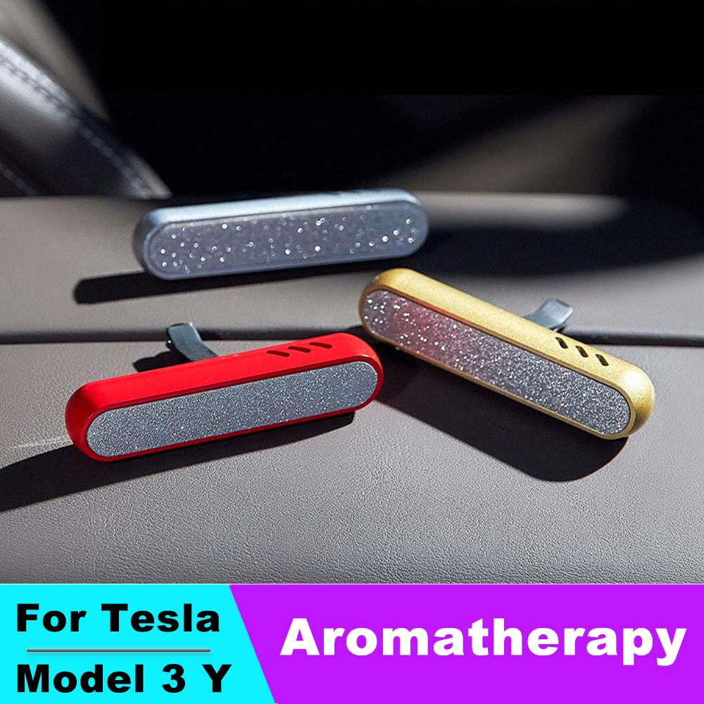 

For Tesla Model 3 Y 2017-2022 2023 Air Freshener Car Perfume Fragrance Aromatherapy Flavoring