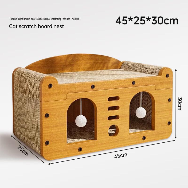 Miao Lisi Double-Layer Cat Scratcher House