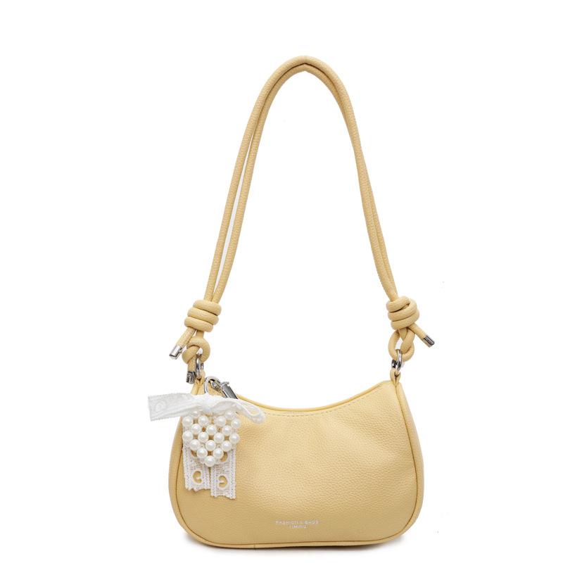 Handbag Women's New Fashionable Solid Color Shoulder Messenger Bag