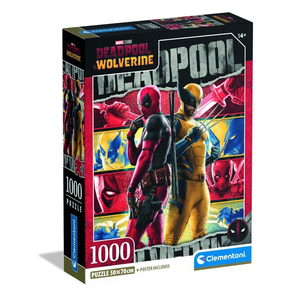 1000 detalių kompaktiškas dėlionė „Deadpool & Wolverine“