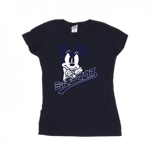 Disney Womens/Ladies Mickey Mouse Japanese Cotton T-Shirt