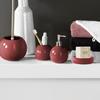 Porte Savon - Bulleas - Framboise - Céramique - 10 Cm - 3.5 Cm