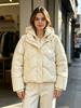 Winter new cotton-padded clothes fake two foreign-style cotton-padded clothes women's warm cotton-padded jackets loose and simple coats