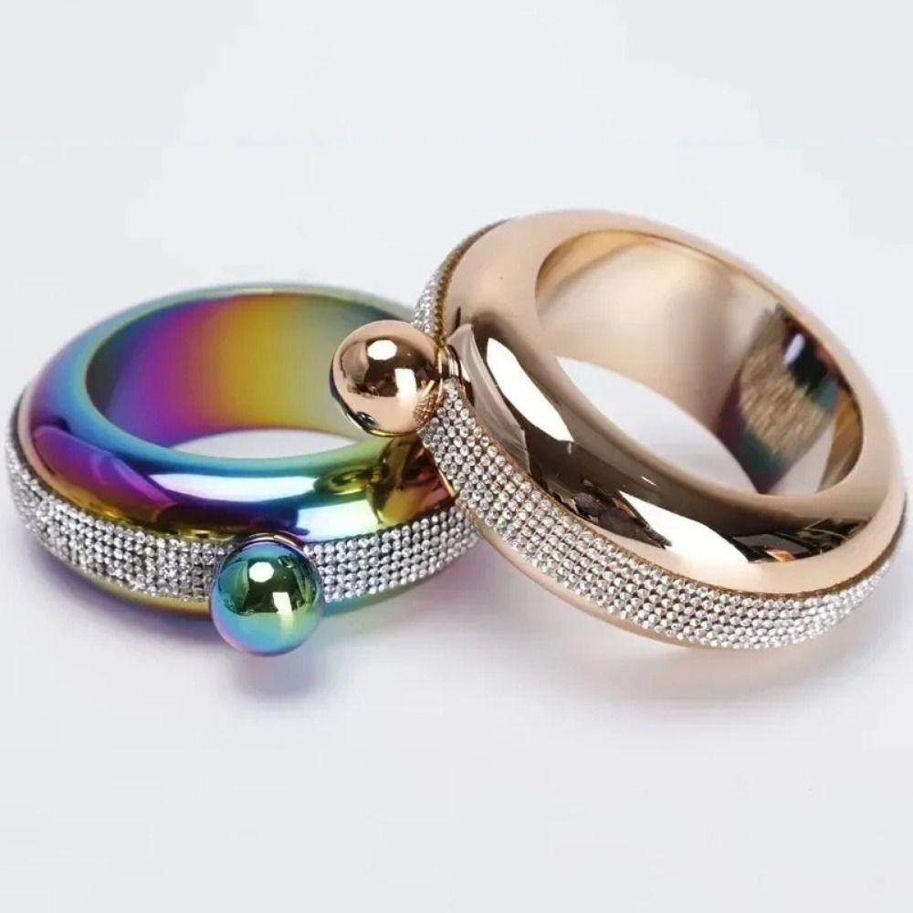 Strass Hip Flasks Weinkanne Fünf Farben Armband Flagon Armband Design Weinflasche Wodka