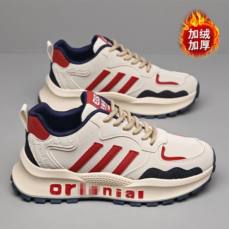 

Осенняя новинка мужская обувь модная универсальная платформа трендовая обувь мужская мягкая подошва удобная низкий верх легкая трендовая беговая обувь 44