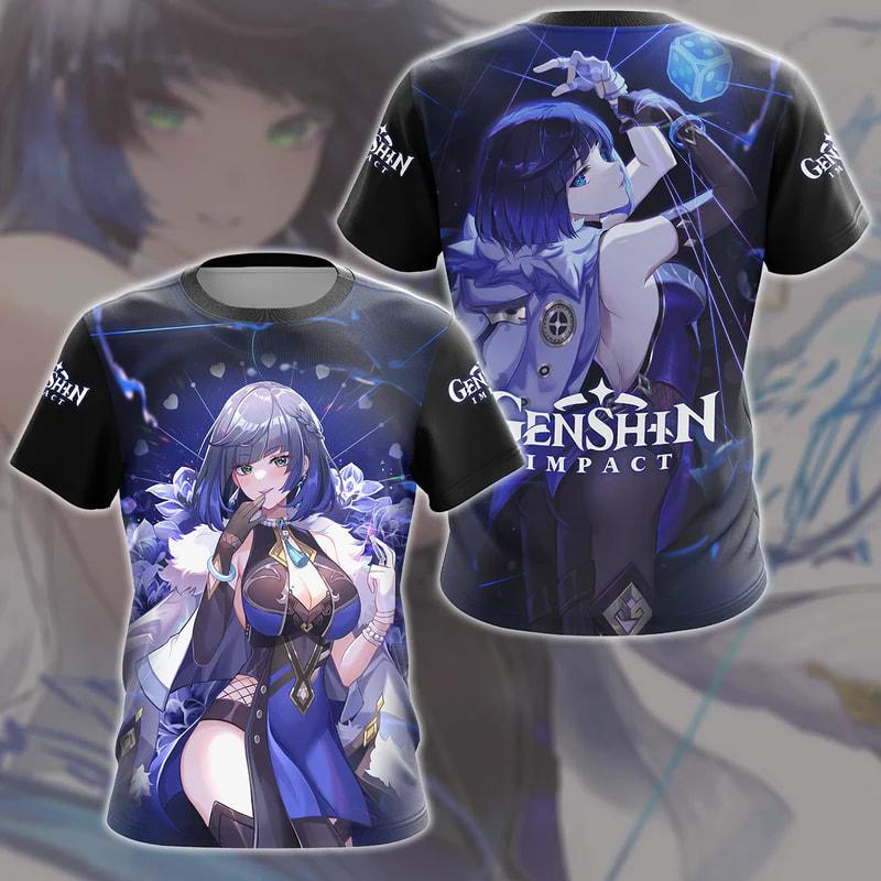 New Game Genshin Impact All Roles Anime T-shirt 3D Print Kids Cosplay Cartoon Tee Men/Women Short Sleeve Tshirt Harajuku Y2k Top