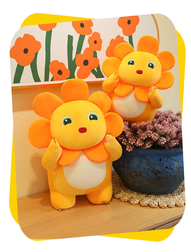 Sunflower Little Milk Dragon Plush Toy - Festival & Birthday Gift Doll Cushion