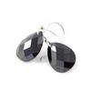 Les Trésors De Lily [C6920] - Silver Earrings 'Linda' Silver Black (rhodium-plated) - 15x12 Mm
