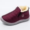 Women Boots Slip On Winter Shoes Women Ankle Botas Mujer Waterpoorf Snow Boots Female Plush Flats Casual Shoes 35-44 WSH4162