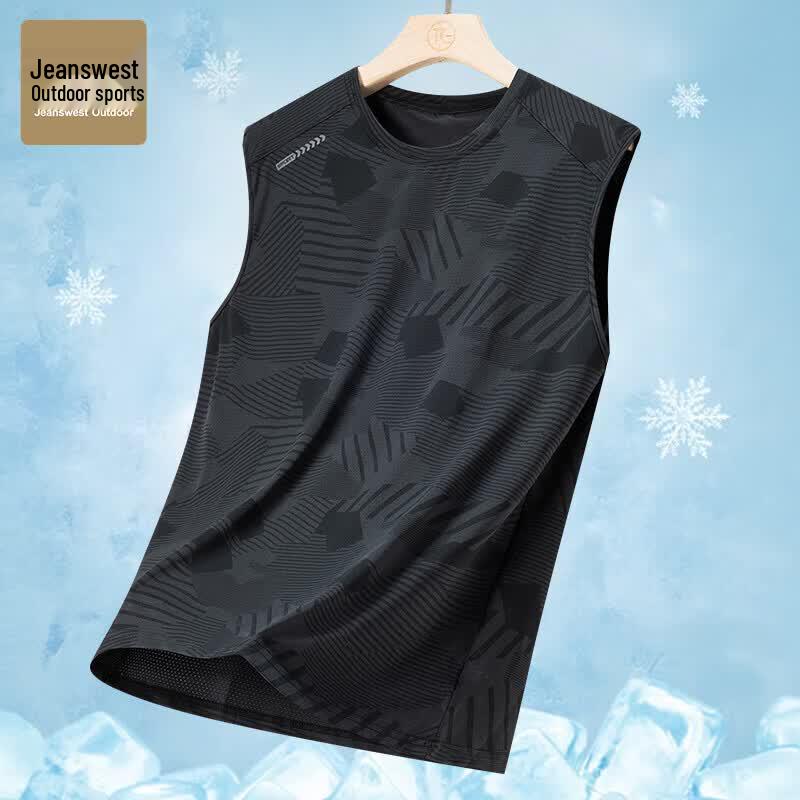 Men s JEANSWEST OUTDOOR Quick-Dry Round Neck Tank Top 4XL