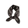 Cashew flower silk scarf small square scarf spring summer autumn thin decorative scarf small shawl neck scarf headband headscarf