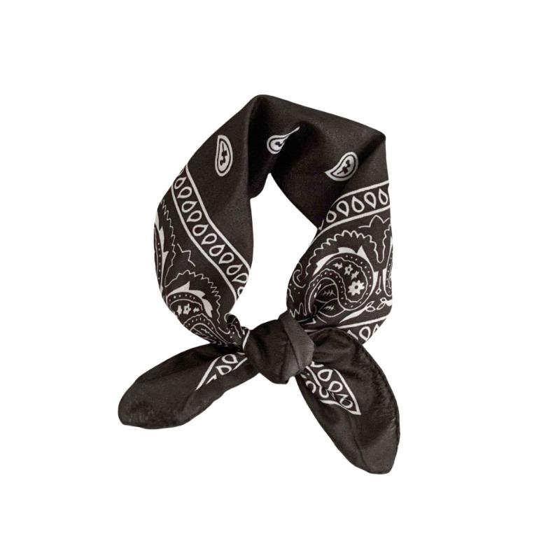 Cashew flower silk scarf small square scarf spring summer autumn thin decorative scarf small shawl neck scarf headband headscarf