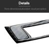2Pcs Real Carbon Fiber Car Central Aircondition+CD Control Decoration Sticker Cover For BMW F10 5 Series 2011-2017