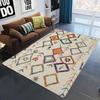 Bohemian Ethnic Rug Assorted Colorful Geometric Tribal Pattern Home Decor Carpet Soft Non-Slip Floor Mat for Living Room