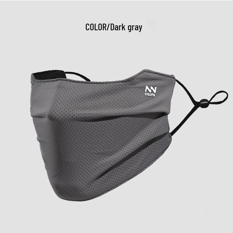 Seamless Women's UV Protection Face Mask for Summer Cycling - Breathable Mesh Veil with Neck Protection