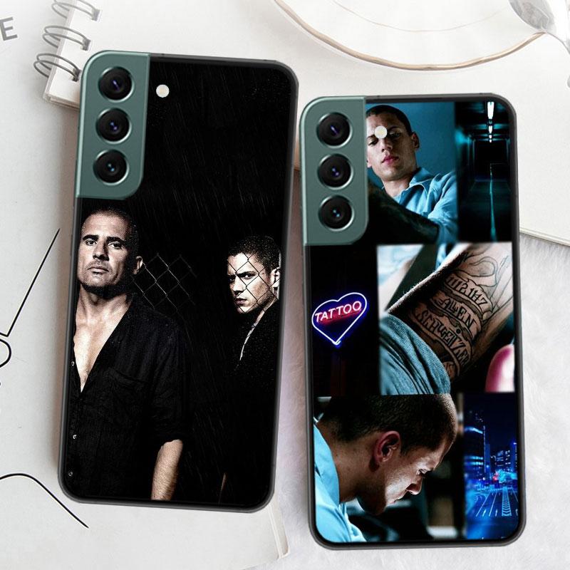 Prison Break TV Series Phone Case For Samsung Galaxy S22 S25 Ultra S21 S10 Plus S26 Edge S20 S23 S24 FE Cover Silicone Soft