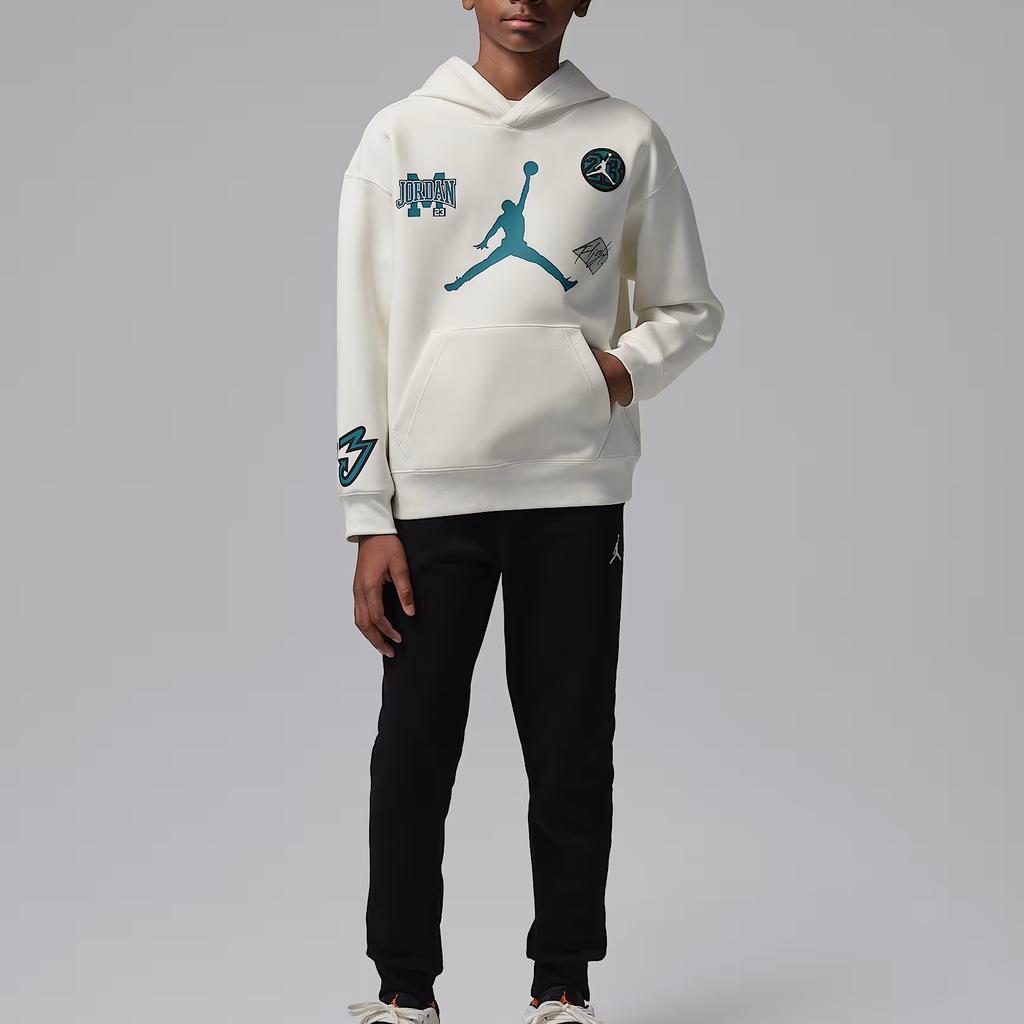 Jordan Hoodie FW25 Dynasty Patch Interlock Knit Pullover Long Sleeve Kids hoodies IU5377-133