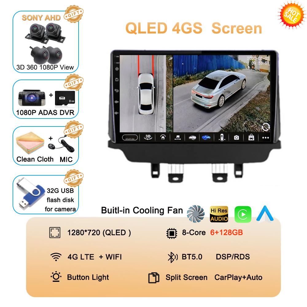 Car Radio Android 14 For Mazda CX-3 CX3 Mazda 2 DK 2014 - 2021 Multimedia Video Player QLED GPS Navigation Wireless Carplay Auto