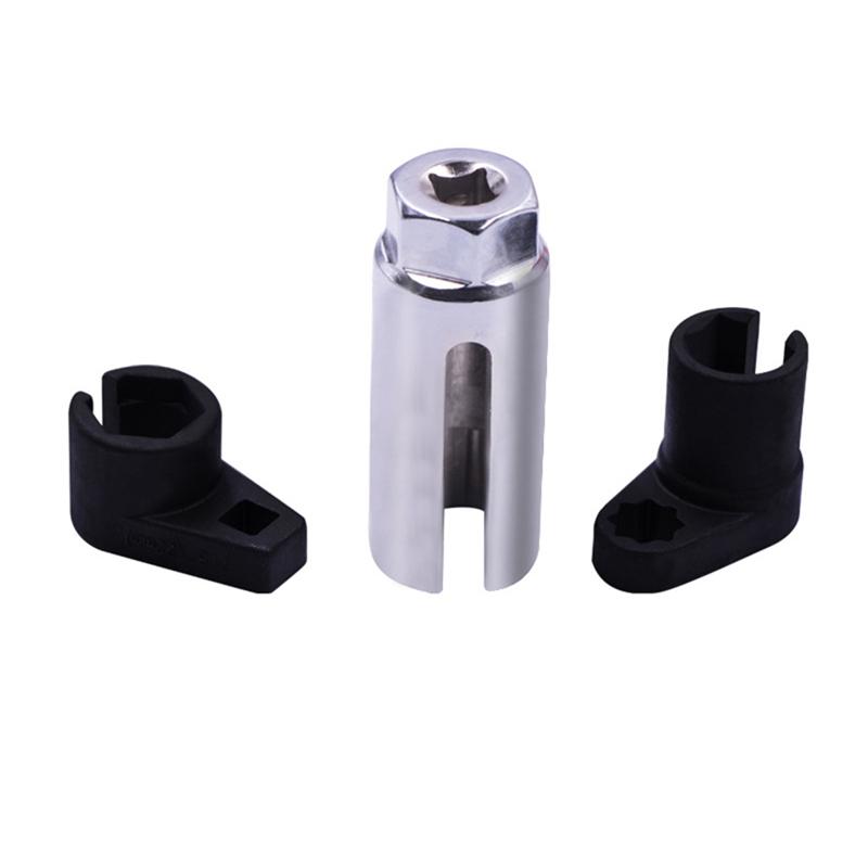 ABGE-3 Pcs Oxygen Sensor Remover Socket Wire Gate Accesses Sensor Side Preventing Damage To Wires