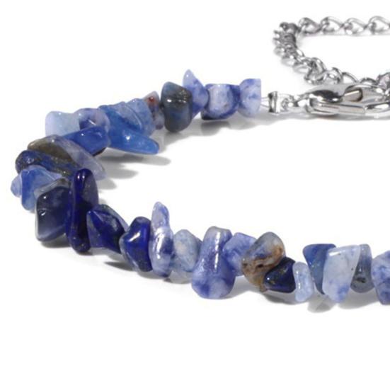 Women Bracelet Irregular Beads Decor Adjustable Length Non-fading Bracelet Wrist Jewelry Versatile