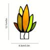 1 Pc Agave Plant Pot Plate Garden Insert Flower Fruit and Vegetable Mark Plate Bonsai Decoration
