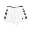 MLB New York Yankees SS26 Lace Panel Elastic Waist Solid Color Striped Casual Shorts Women Shorts 3FSPV0463-50WHS
