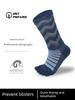 Outdoor Men's and Women's Professional Sports Merino Wool Long Five-Toe Socks for Cycling, Hiking, and Marathon Running