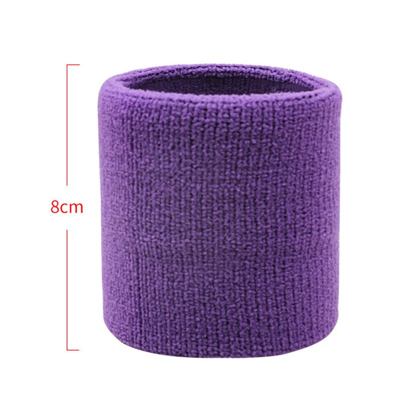 Cotton Wrist Support Band Wristband Sport Bracers Sweat Towel Cuff Tennis Wrist Guard Protector Strap Fitness Run Sweatband Gym