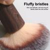 Soft Bristle Nail Dust Cleaning Brush Wooden Handle Nail Dust Powder Remover Brushes Soft Bristle Nail Salon Cleaning Accessory