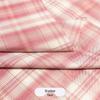 Japanese Plaid Pleated Skirt Fabric - Yarn-Dyed Polyester for DIY Scrunchies & Crafts