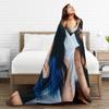Singer Aitana Cuarto Azul  Print Blanket For Men Women Soft Cozy  Throw Blankets for Living Room 50x60 Inches Multiple Sizes