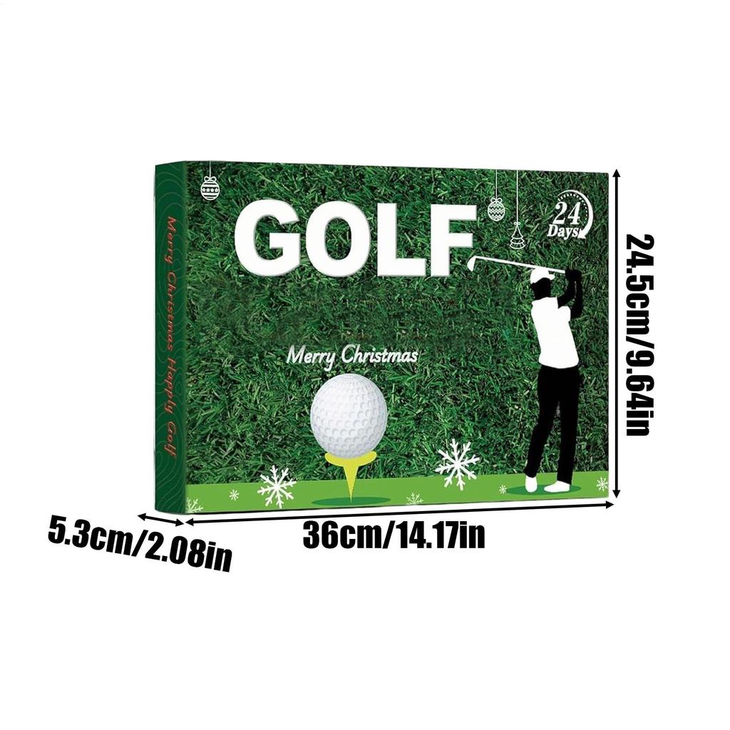 Christmas Calendar Countdown 24 Days Golf Accessory Set Countdown Calendar For Father Christmas Home Supplies For Son Family