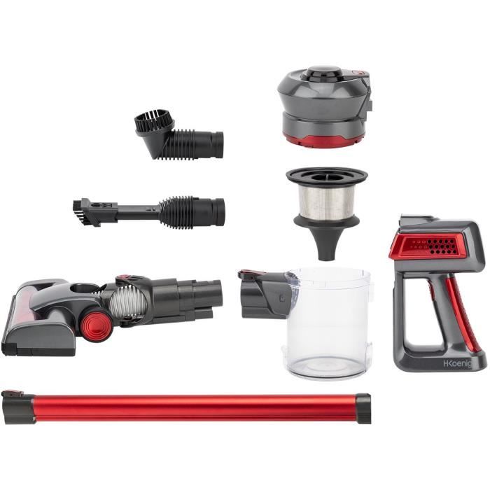 H.KOENIG UP810 Aspirateur balai 2 en 1 sans fil PowerClean+