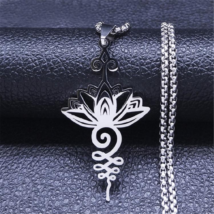 Graceful Flower Pattern Necklace Fashion Matching Earrings Unique Jewelry Stylish Women Necklace for Various Occasions