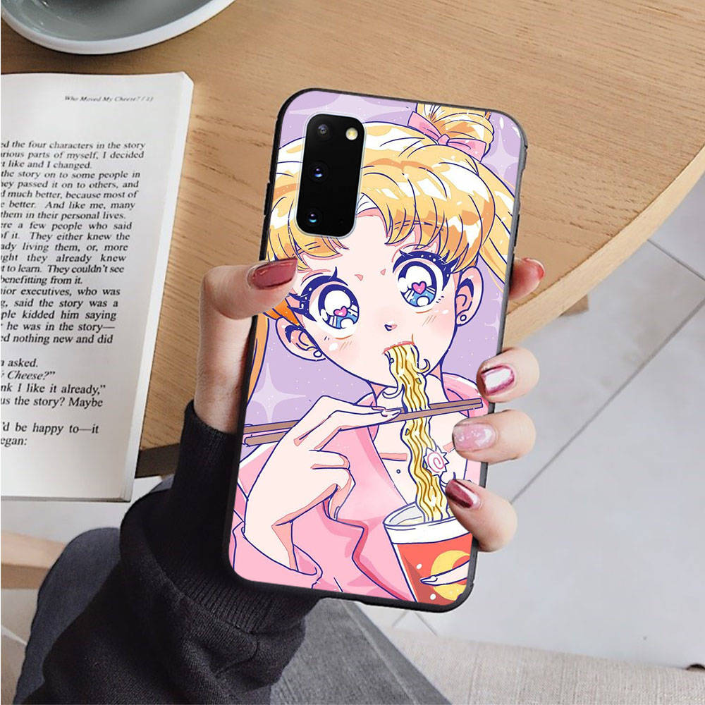 

Чехол AD80 Sailor Moon Black для Samsung Note 20 Lite S24 Ultra S23 S22 A05 A06 A11 A71 A15 A16 A13 A24 A25 A33 A52 A53 M55 M35 Sofe Cover Samsung Note 20 бездна
