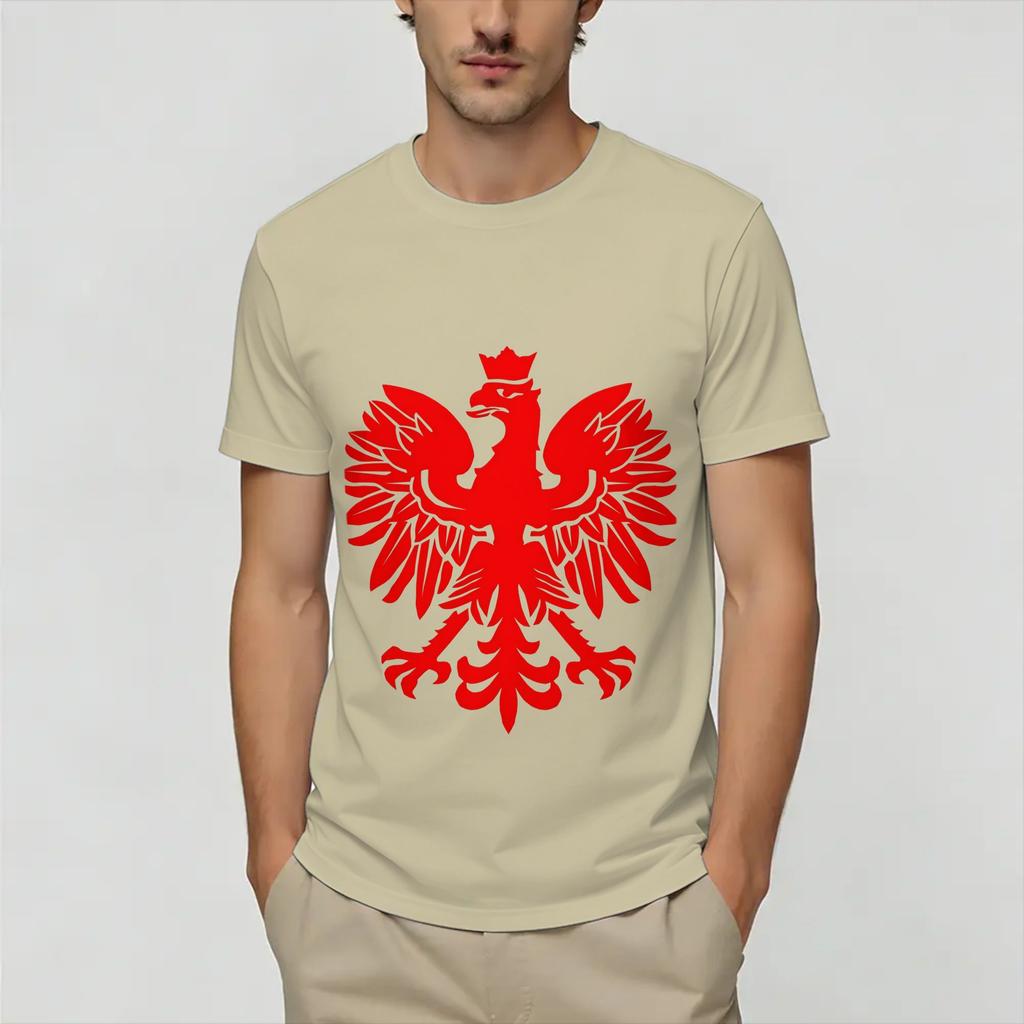 Harajuku T Shirt Beach Vintage Poland Polish Flag Fashion T Shirts Tee Shirt for Unisex Aesthetic Design Short Sleeve Top Tees