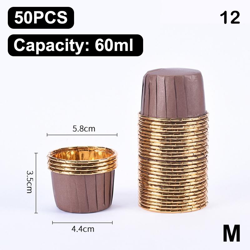 50Pcs Muffin Cupcake Paper Cup Oilproof Cupcake Liner Baking Cup Tray Case Caissettes Cupcake Wrapper Paper Wedding Party
