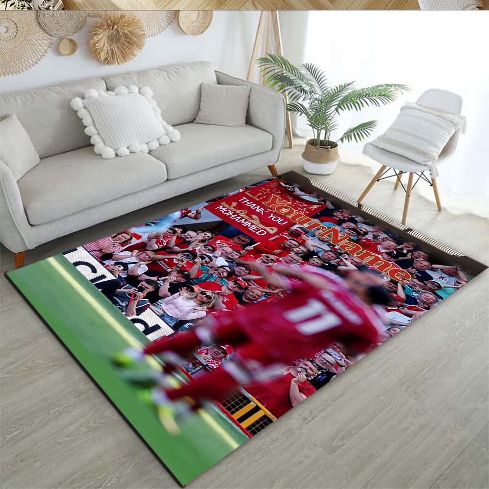 Liverpool Customize Your Name Area Rug Perfect for Playrooms Living Rooms Entryway Study room Antislip Carpet Office home decor