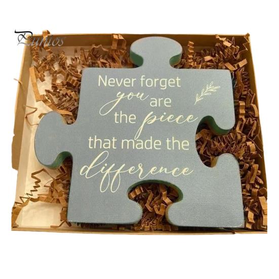 

Деревянная художественная головоломка, вдумчивый подарок коллеге, резьба по дереву, кусок головоломки, подарок для коллег, друзей B