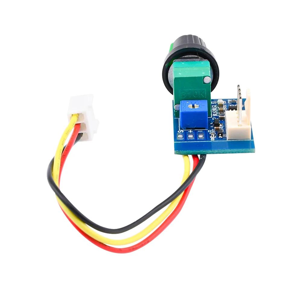 1PCS DC12V Fan Speed Controller With Switch 4Wires For PC CPU Cooling Fan Manual Stop For PWM Fan Speed Controller Power Tool