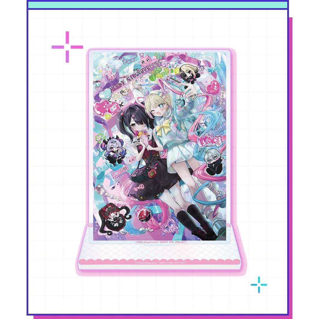 WHY SO SERIOUS? Choten-chan & Ame-chan Acrylic Stand Shina-sensei Ver. Needy Streamer Overload Anime Character Display Standee