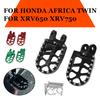 Motorcycle CNC Foot Pegs Rests Footrest Footpeg Pedals For HONDA AFRICA TWIN XRV 650 XRV 750 XRV650 XRV750 650XRV 750XRV 1990