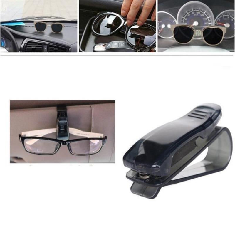 2Pcs/1Pcs Car Glasses Ticket Clip Auto Vehicle Card Ticket Holder Pen Clip