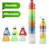 Set Shuttlecocks 612pcs Badminton Foam Balls Colorful Plastic Outdoors Sport