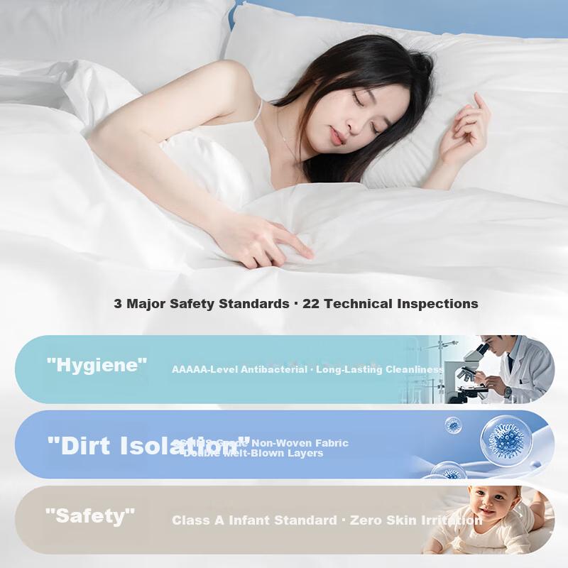 BANANA TRIP Disposable 3-Piece Thickened Single Bed Sheet Hotel Protective Duvet Cover Travel Bedding Set