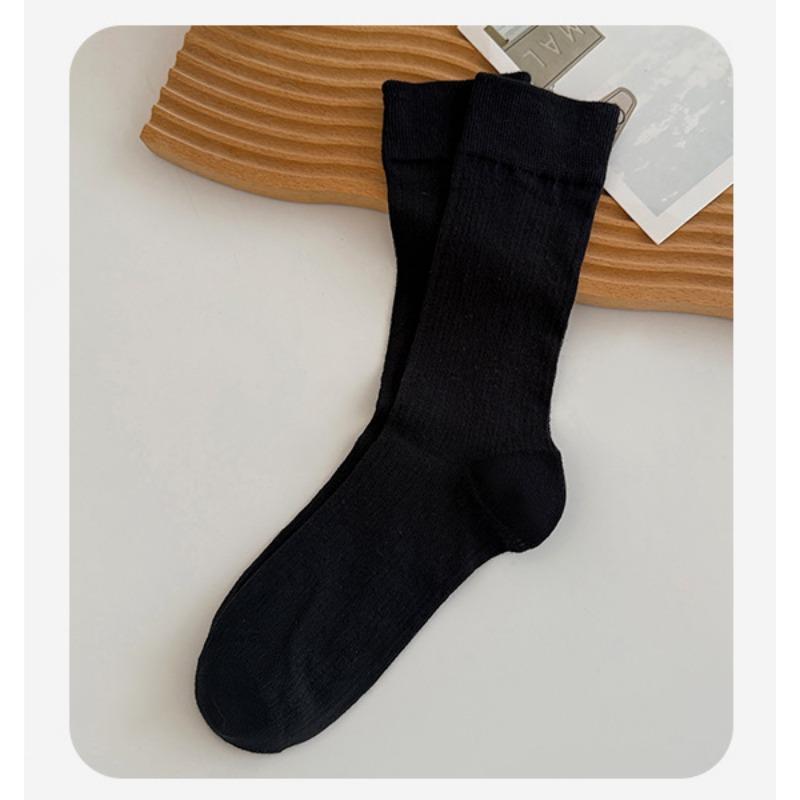 

Летние однотонные носки до середины икры для женщин, сетчатые дышащие балетные махровые носки, полые тонкие хлопковые носки, длинные носки до середины икры 1 pair