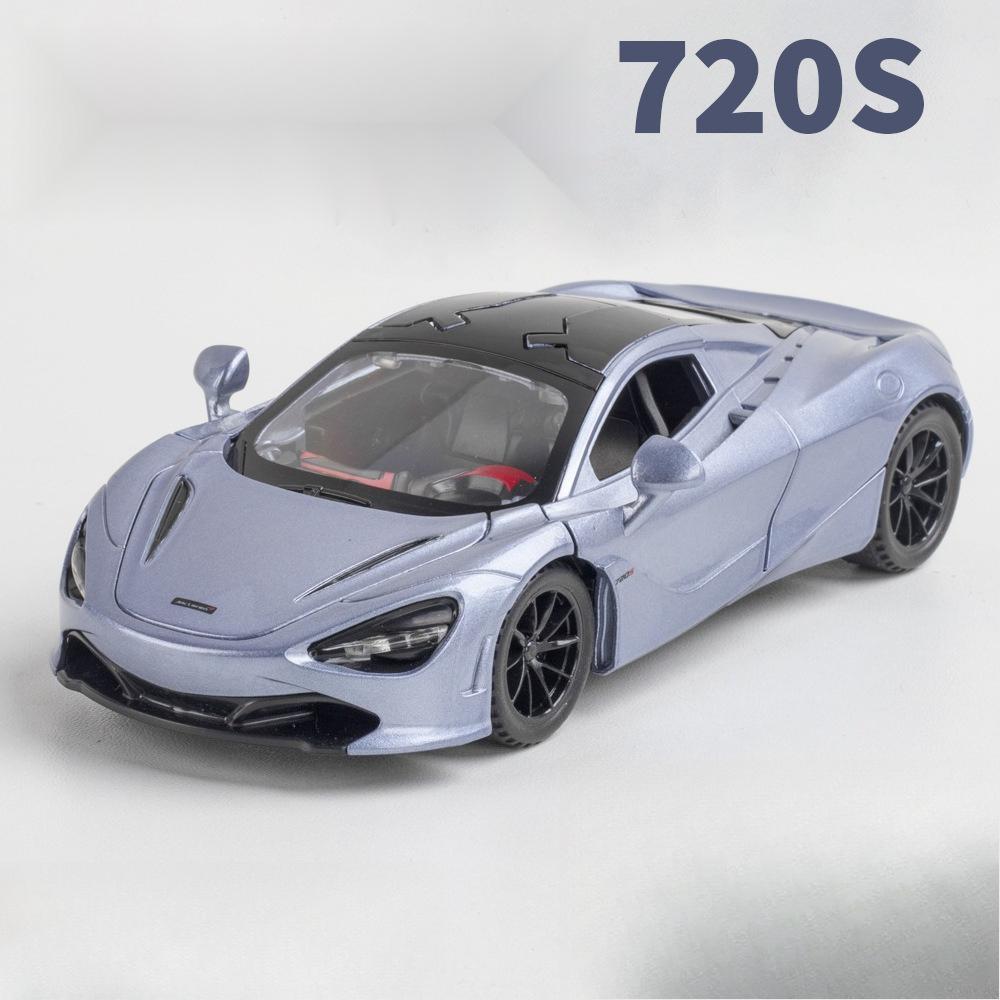 1:32 Scale McLaren 720S Alloy Sports Car Model Diecast Toy Vehicles Metal Simulation Sound Light Model Collection Children Gifts